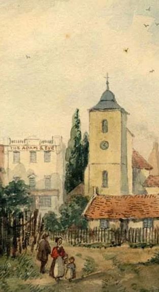 Saint-Pancras & The adam & Eve - XIXe siècle