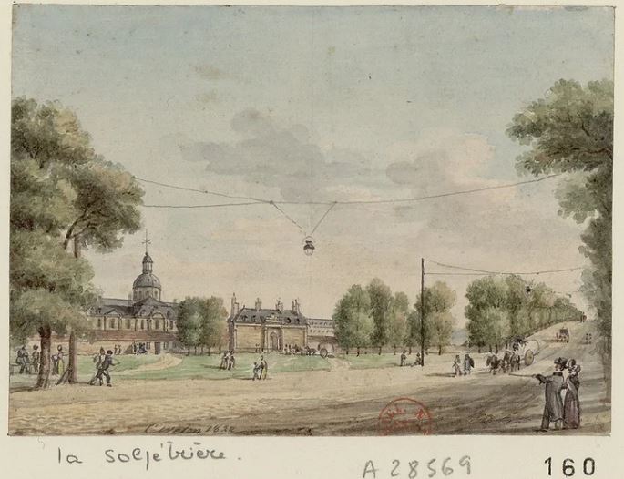 Christophe Civeton, La Salpêtrière, 1822 (Gallica)