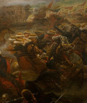 La charge des cavaliers ottomans (détails)